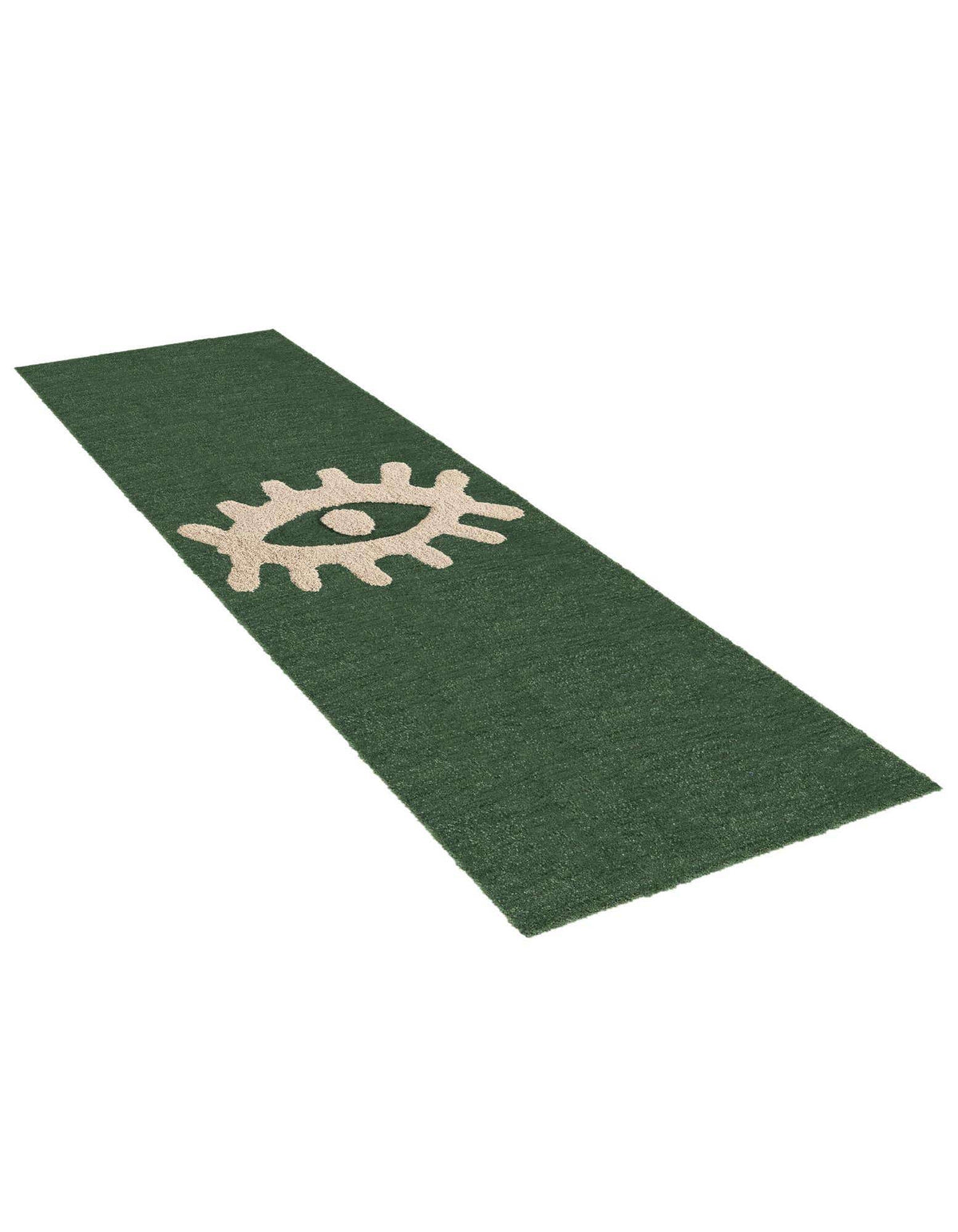 Läufer Teppich AI Handgetuftet in Grün von Hadorn™ - Lifestyle Image