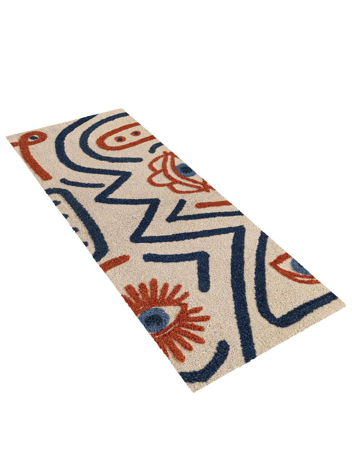 Läufer Teppich AI Handgetuftet in Elfenbein von Hadorn™ - Lifestyle Image