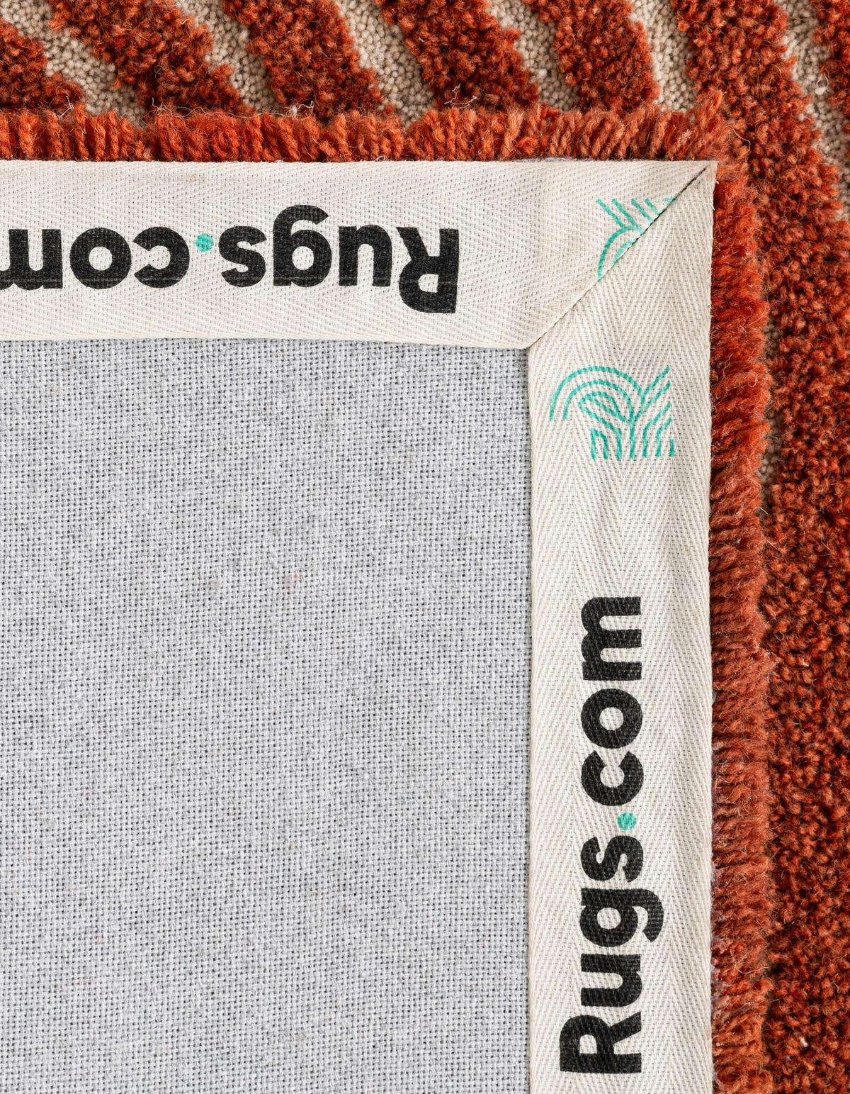 Rechteck Teppich AI Handgetuftet in Orange von Hadorn™ - Lifestyle Image