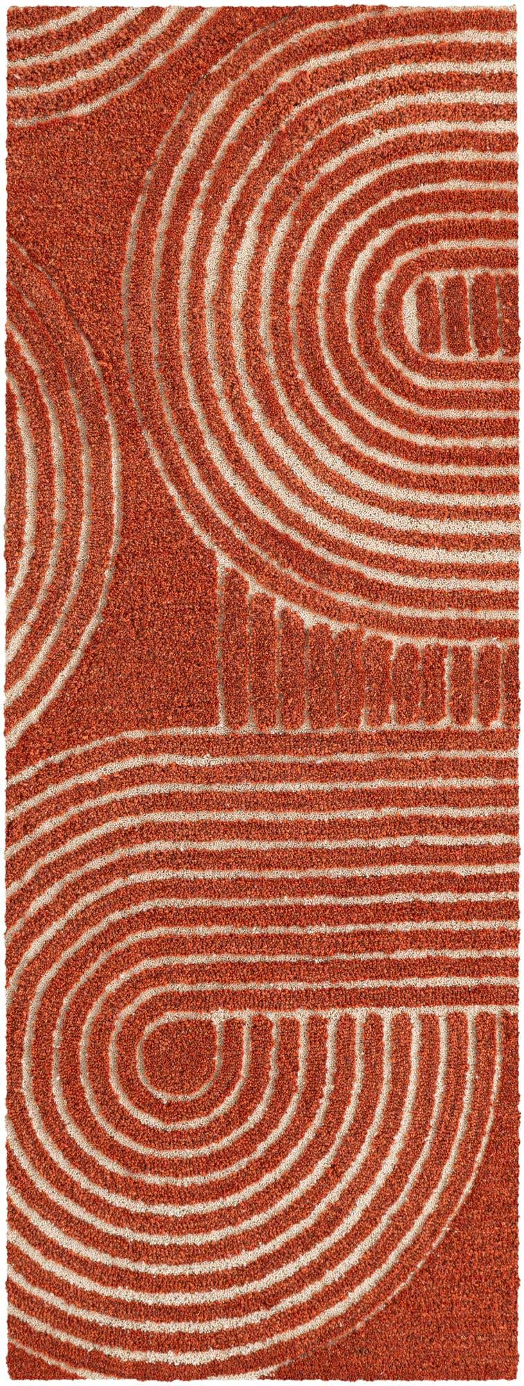 Läufer Teppich AI Handgetuftet in Orange von Hadorn™ - Lifestyle Image