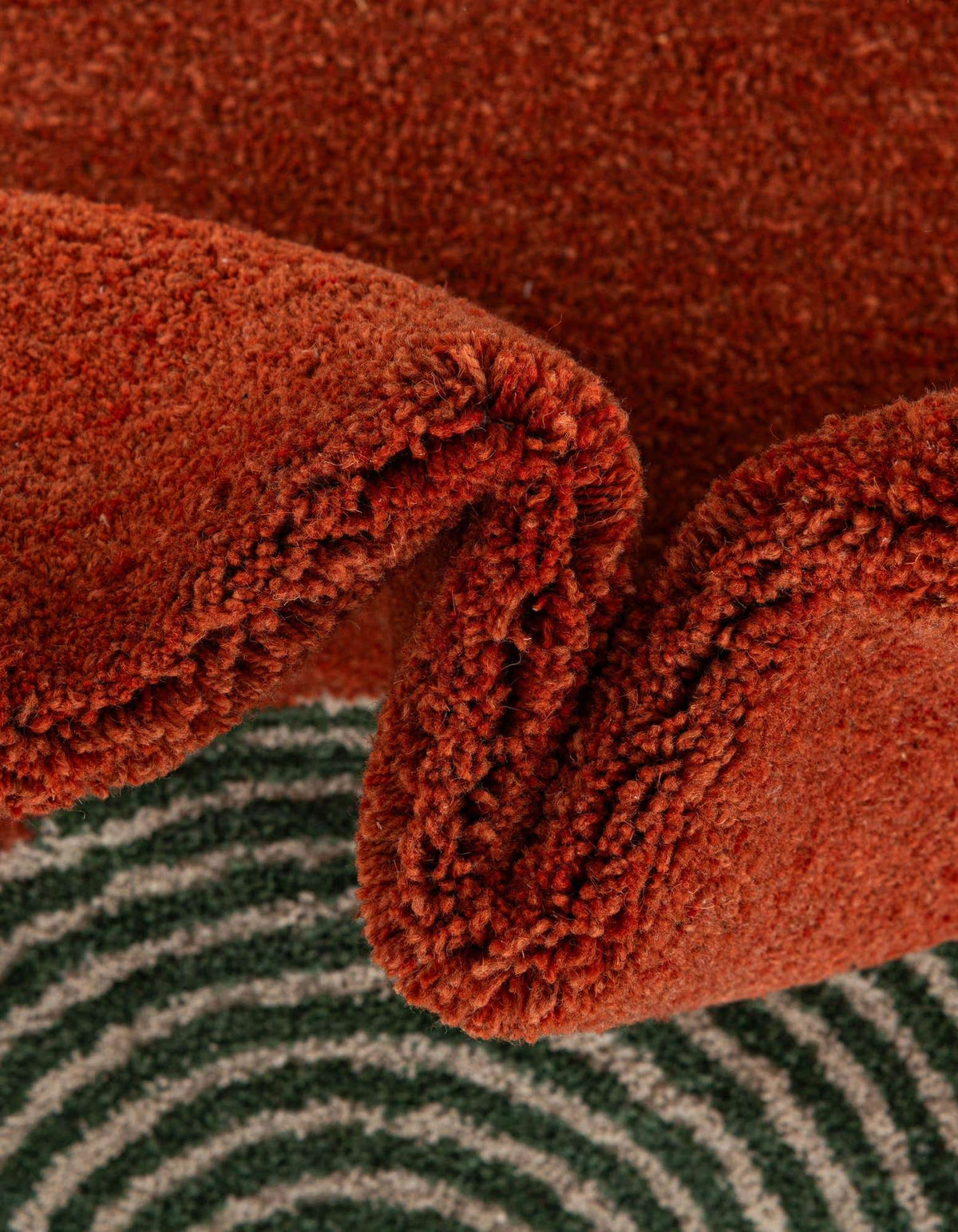 Läufer Teppich AI Handgetuftet in Orange von Hadorn™ - Lifestyle Image