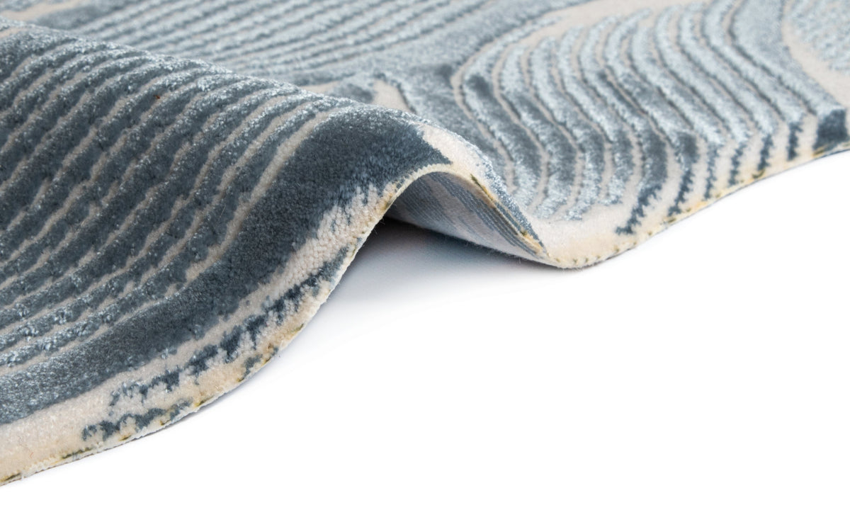 Rechteck Teppich Royal Nature in Blau von Hadorn™ - Lifestyle Image