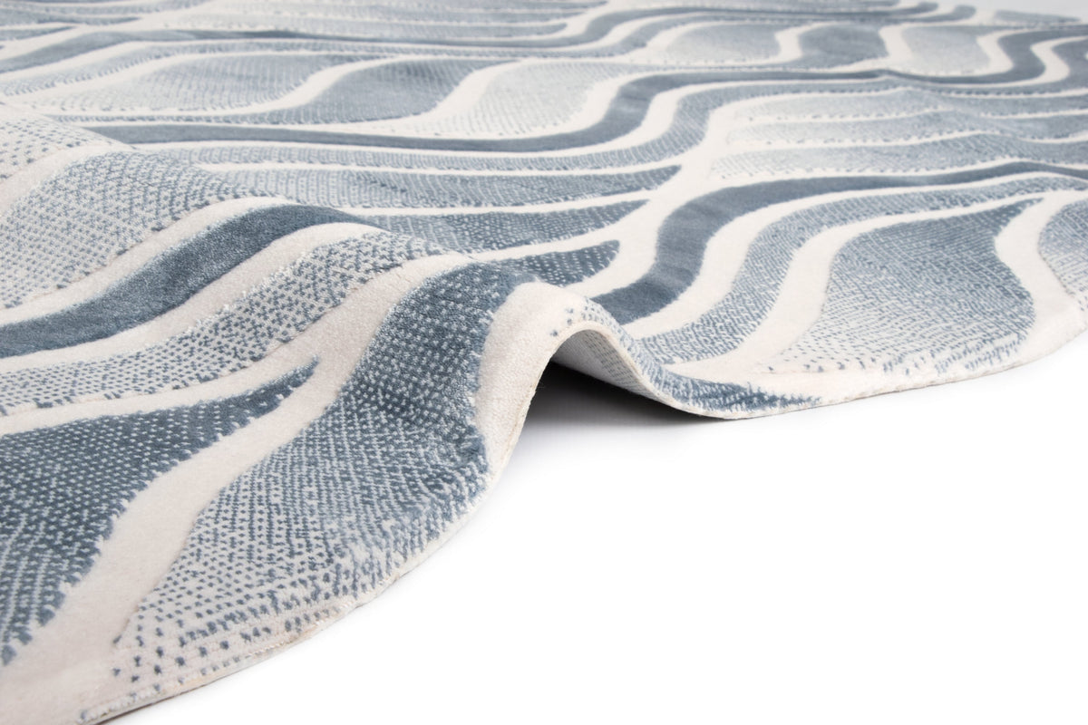 Rechteck Teppich Royal Blaze in Blau von Hadorn™ - Lifestyle Image