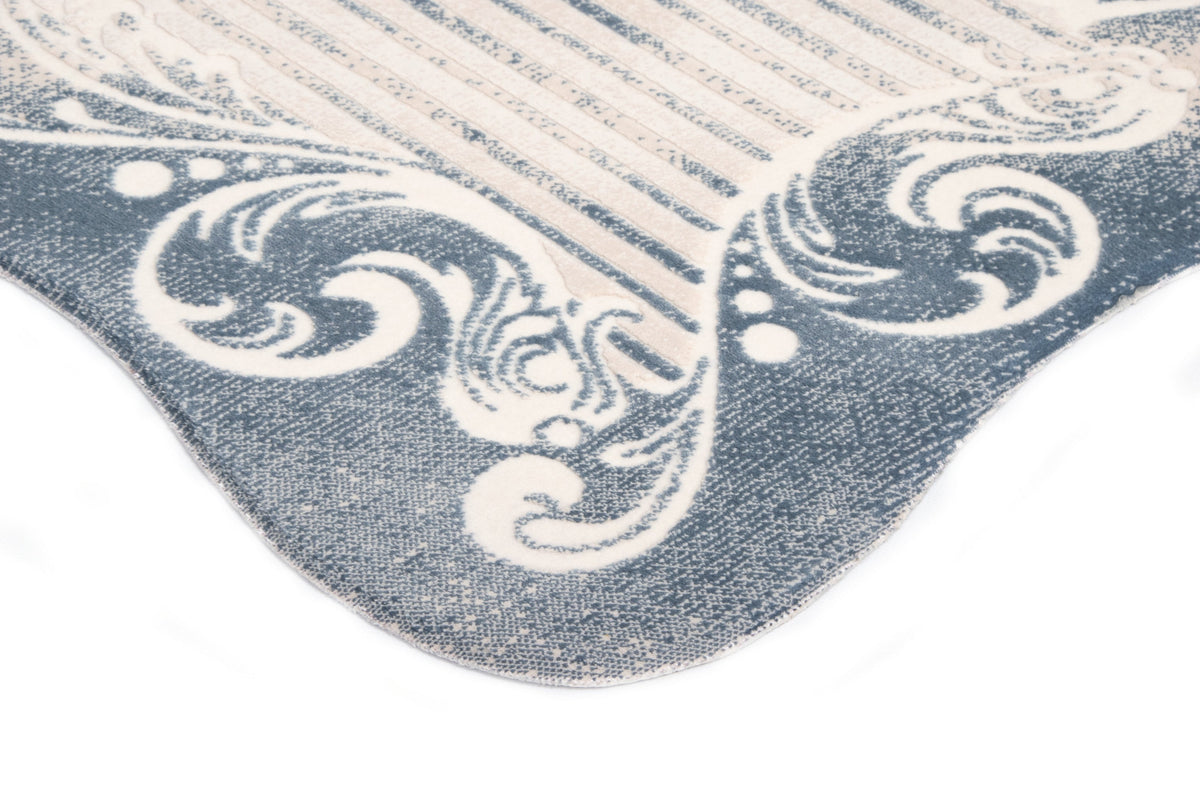 Rechteck Teppich Royal Rooted in Creme von Hadorn™ - Lifestyle Image