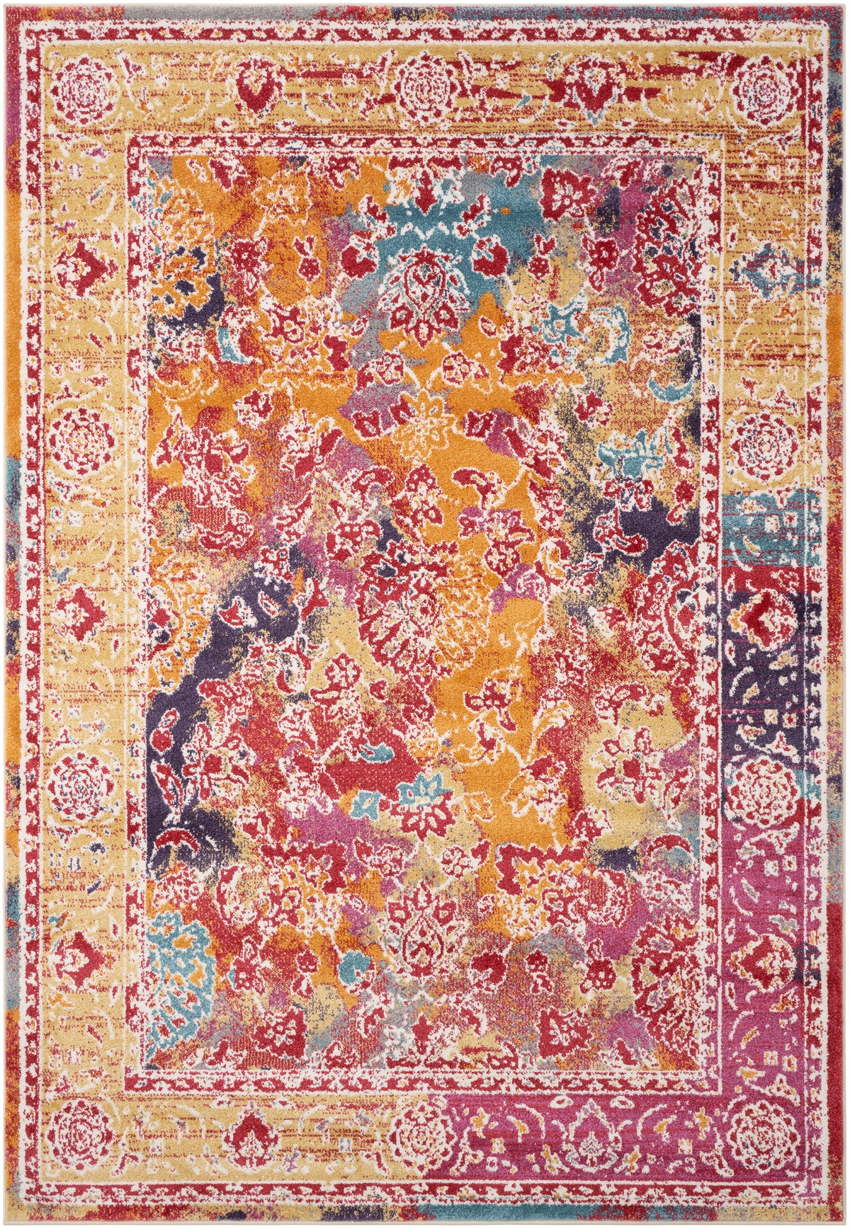 Rechteck Teppich Hadorn Limited Edition in Mehrfarbig von Hadorn™ - Lifestyle Image