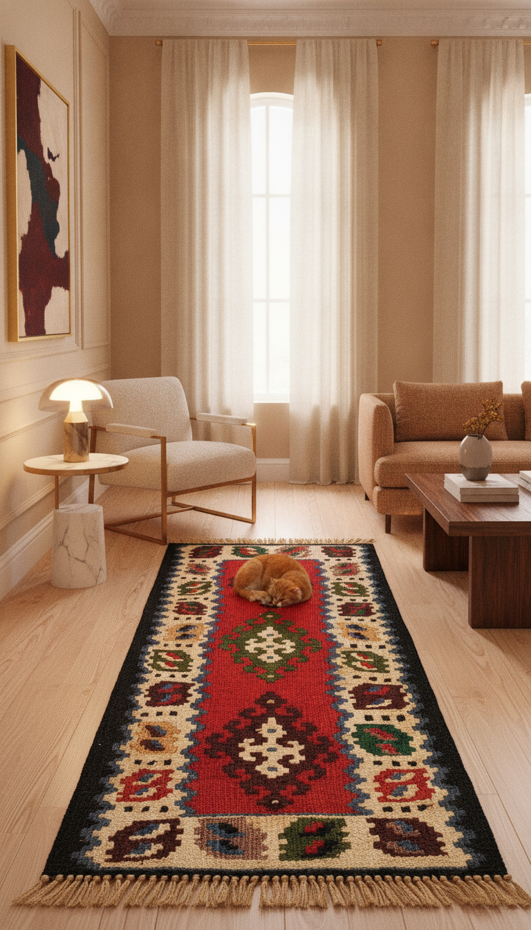 100 x 40 Kilim Ghashghai