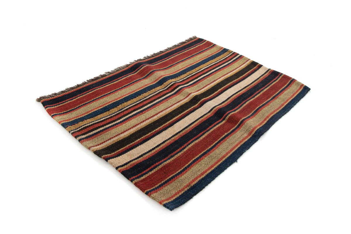 Wolle Persien Teppich Kurdi-Kelim alt in Mehrfarbig von Hadorn™ - Lifestyle Image