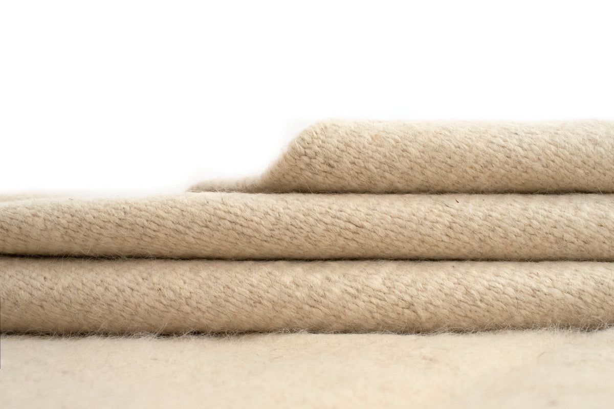 Rechteck Handgeflochten Teppich Heluan in Beige von Hadorn™ - Lifestyle Image