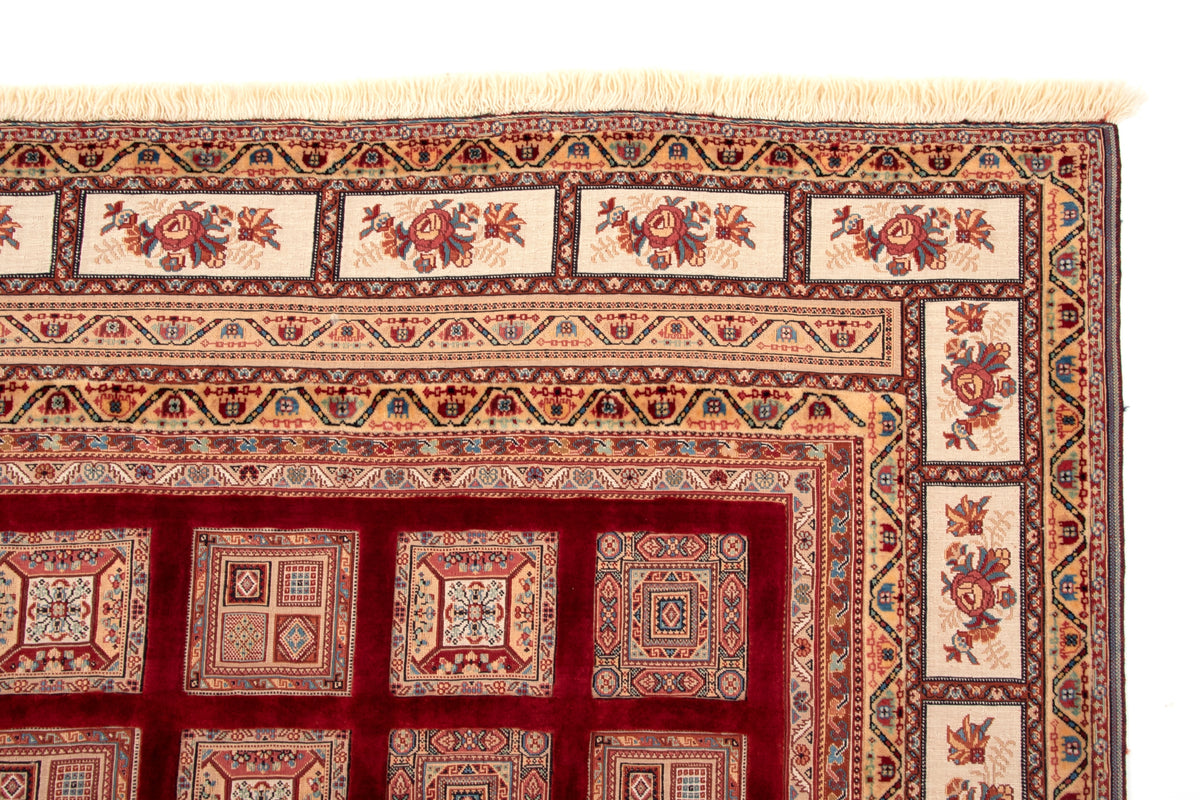 Wolle Persien Teppich Soumak Kelim in Rot von Hadorn™ - Lifestyle Image
