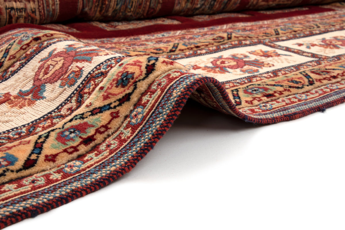 Wolle Persien Teppich Soumak Kelim in Rot von Hadorn™ - Lifestyle Image