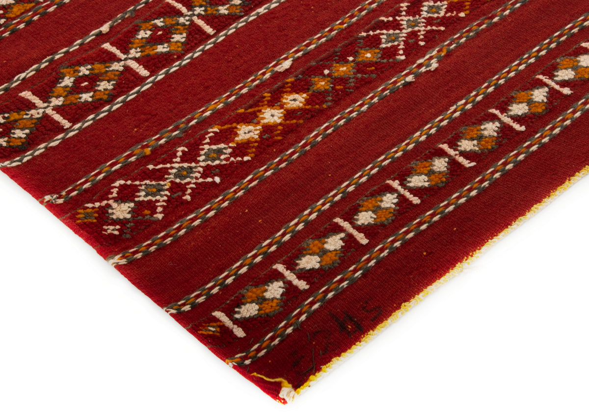 Wolle Teppich Zemour Kelim in Gelb von Hadorn™ - Lifestyle Image