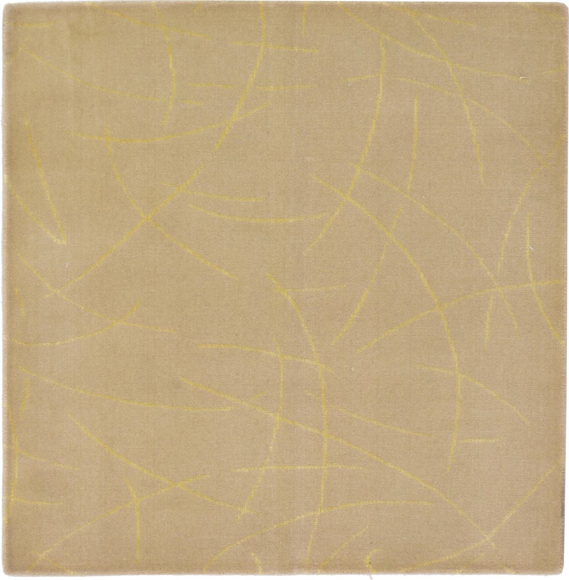 Quadratisch Teppich Reproduction Gabbeh in Beige von Hadorn™ - Lifestyle Image