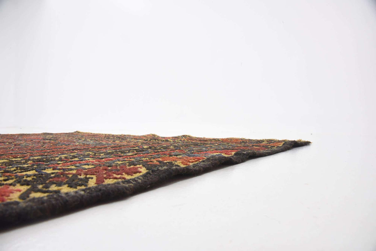 Rechteck Handgeflochten Teppich Kelim Afghan in Gold von Hadorn™ - Lifestyle Image