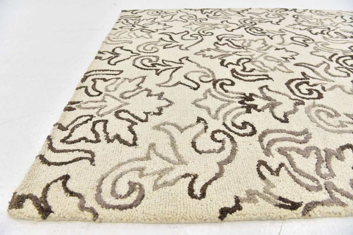 Wolle und Seide Teppich Luna in Beige von Hadorn™ - Lifestyle Image