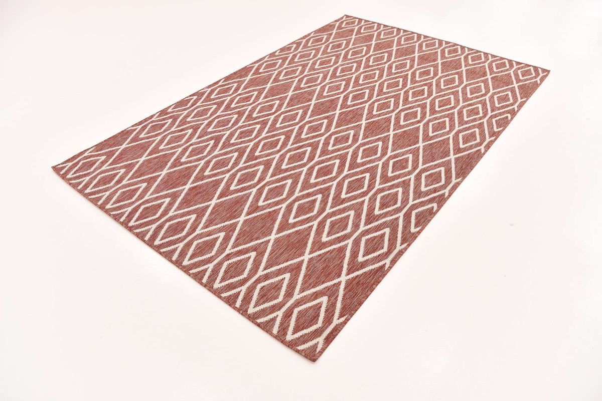 Rechteck Outdoor Teppich Outdoor Modern in Rot von Hadorn™ - Lifestyle Image