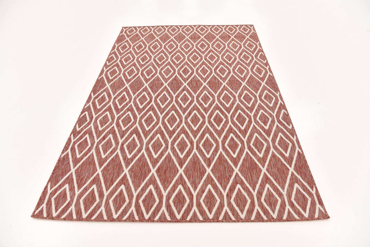 Rechteck Outdoor Teppich Outdoor Modern in Rot von Hadorn™ - Lifestyle Image
