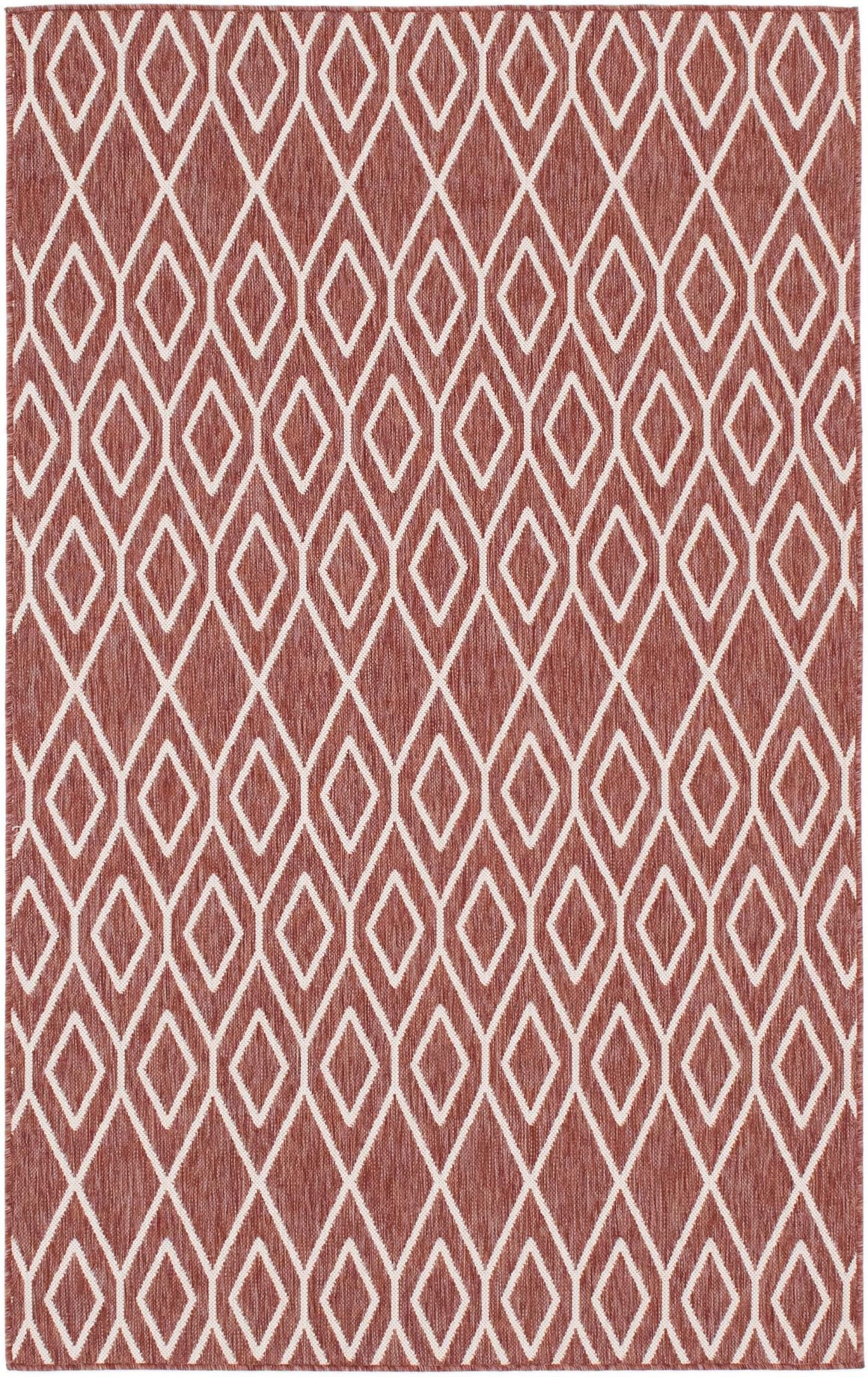 Rechteck Outdoor Teppich Outdoor Modern in Rot von Hadorn™ - Lifestyle Image
