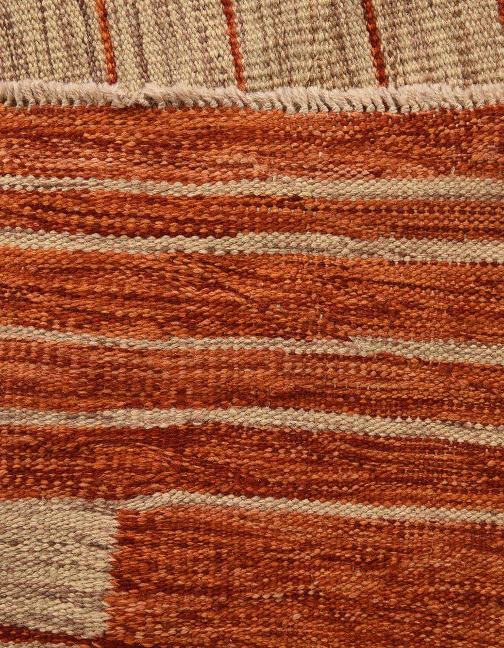 Rechteck Handgeflochten Teppich Kelim Modern in Natürlich von Hadorn™ - Lifestyle Image