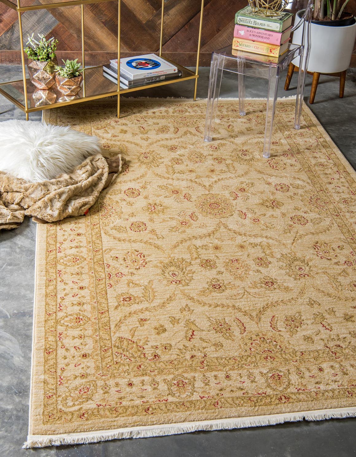 Rechteck Teppich Kensington in Creme von Hadorn™ - Lifestyle Image