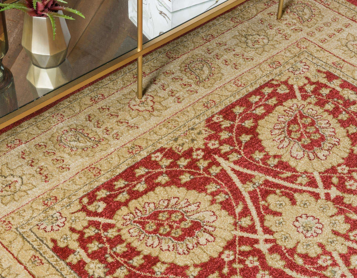 Rechteck Teppich Kensington in Rot von Hadorn™ - Lifestyle Image