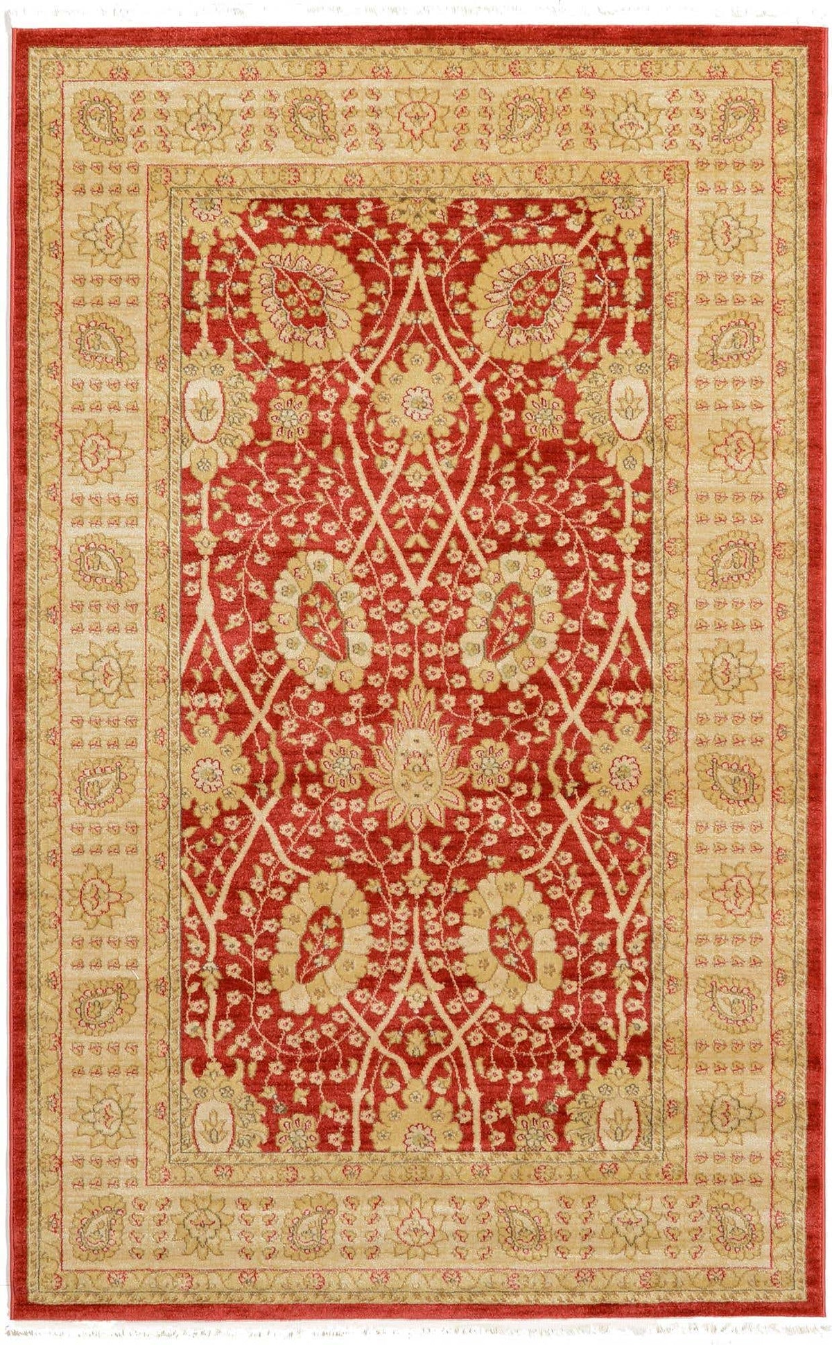 Rechteck Teppich Kensington in Rot von Hadorn™ - Lifestyle Image