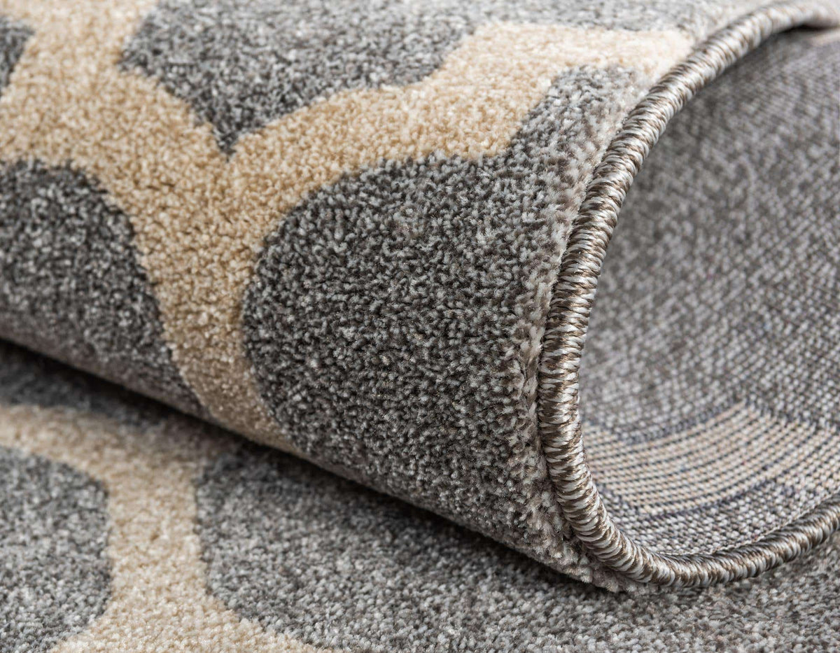 Rechteck Teppich Glitter in Hellgrau von Hadorn™ - Lifestyle Image
