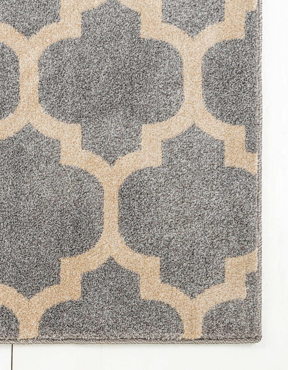 Rechteck Teppich Glitter in Hellgrau von Hadorn™ - Lifestyle Image