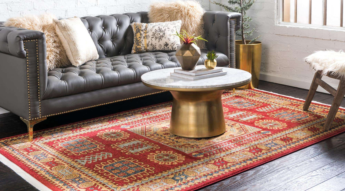 Rechteck Teppich Serapi in Rot von Hadorn™ - Lifestyle Image