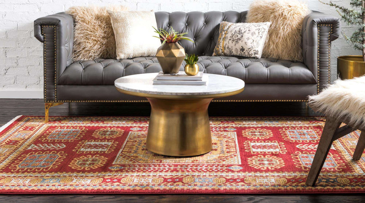Rechteck Teppich Serapi in Rot von Hadorn™ - Lifestyle Image