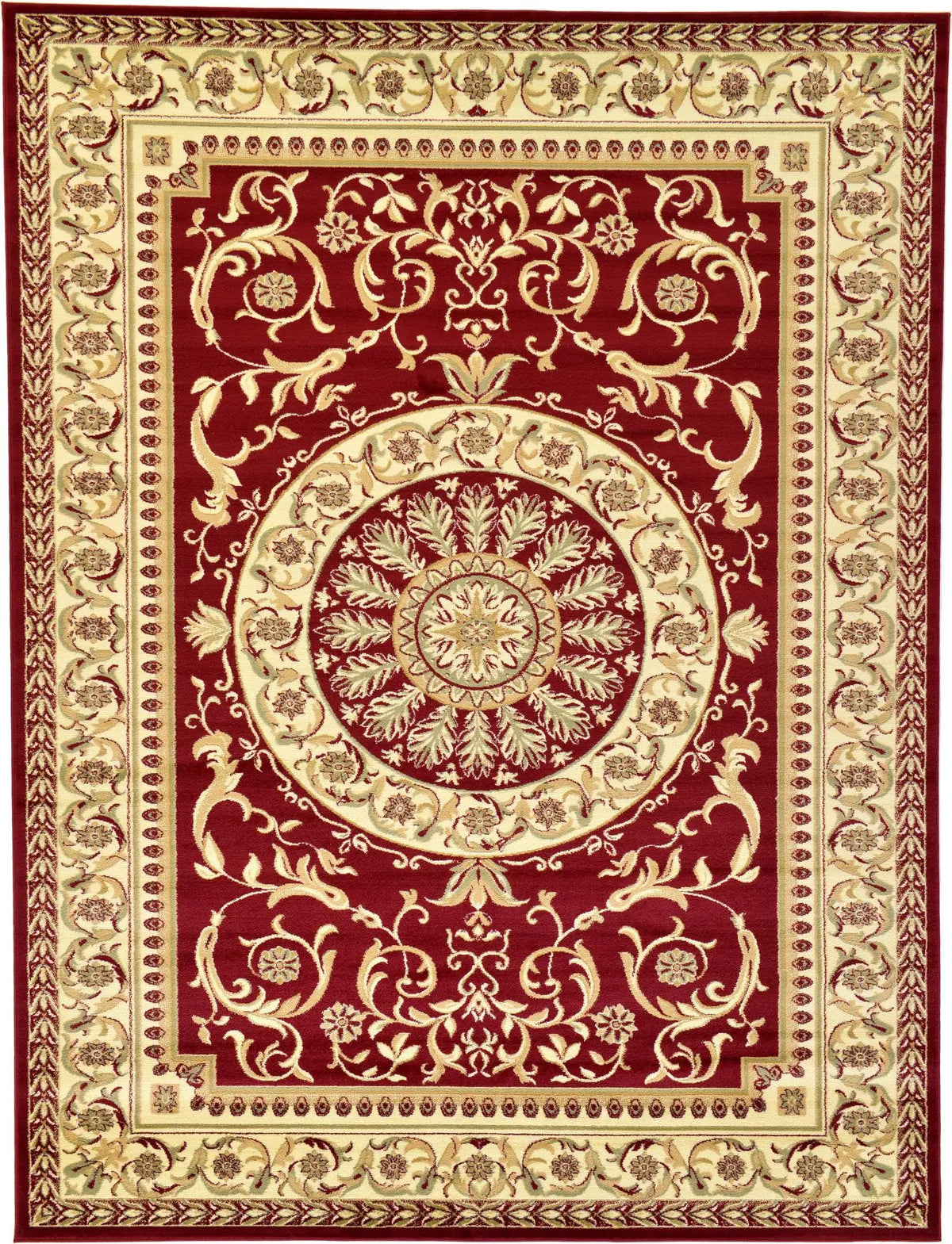 Rechteck Teppich Classic Aubusson in Rot von Hadorn™ - Lifestyle Image