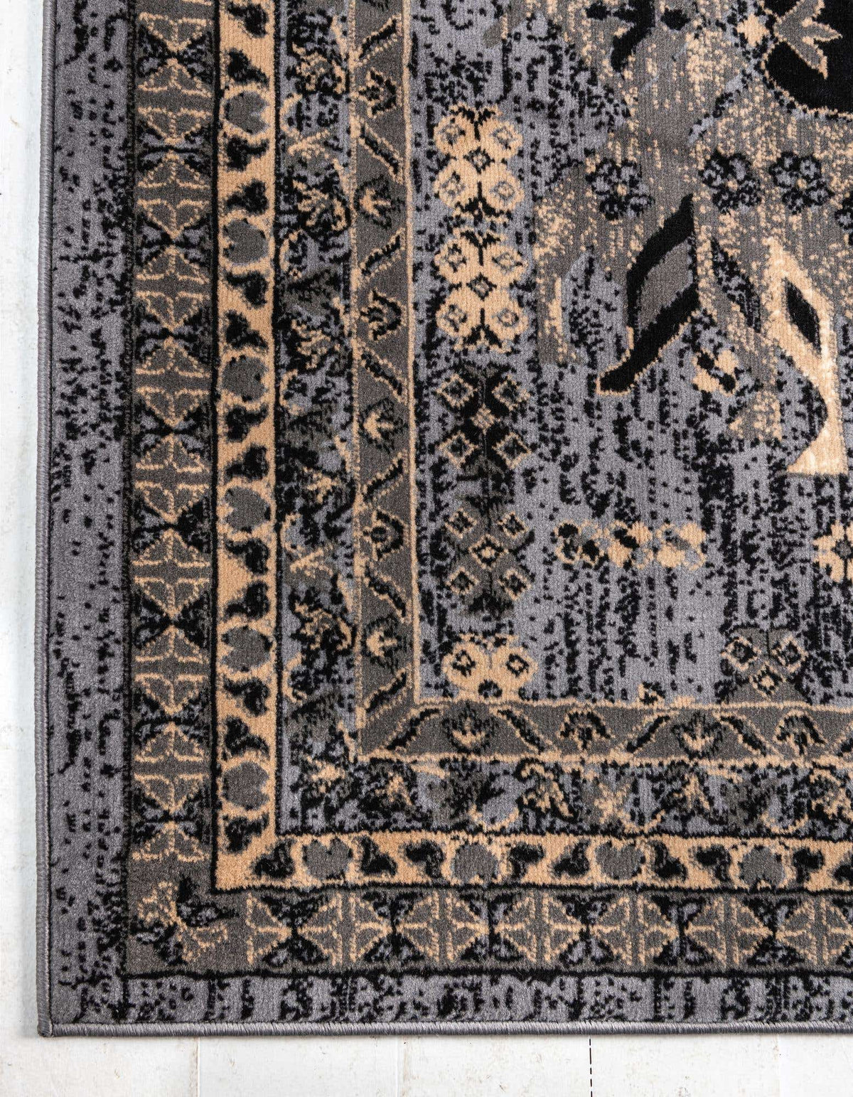 Rechteck Teppich Heriz Design in Grau von Hadorn™ - Lifestyle Image