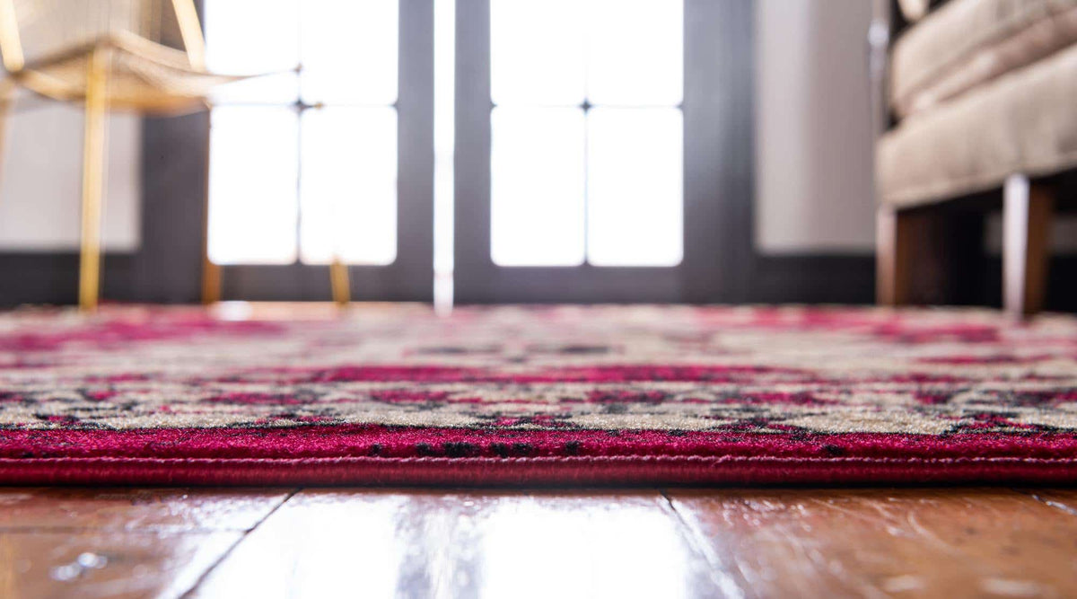 Rechteck Teppich Heriz Design in Rot von Hadorn™ - Lifestyle Image