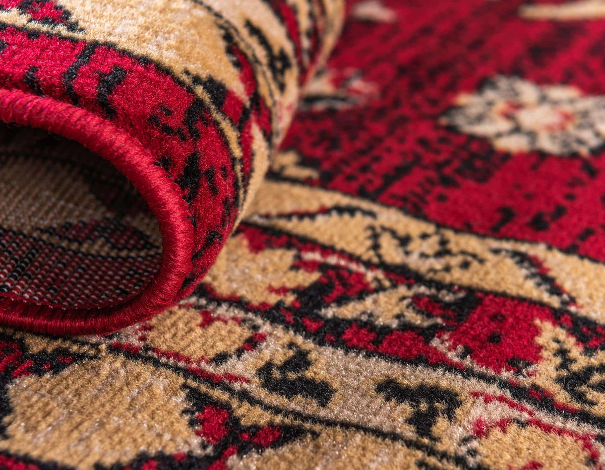 Rechteck Teppich Heriz Design in Rot von Hadorn™ - Lifestyle Image