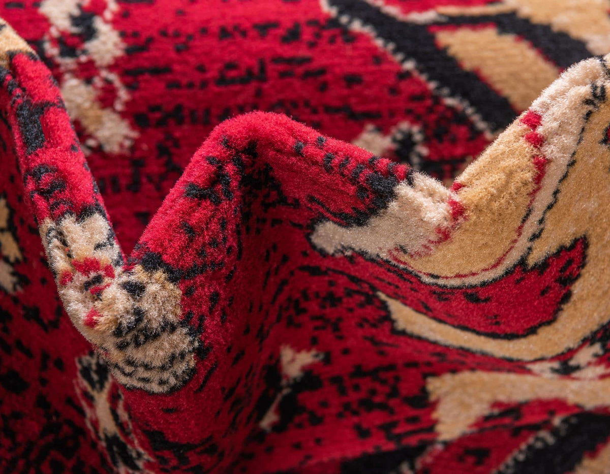 Rechteck Teppich Heriz Design in Rot von Hadorn™ - Lifestyle Image