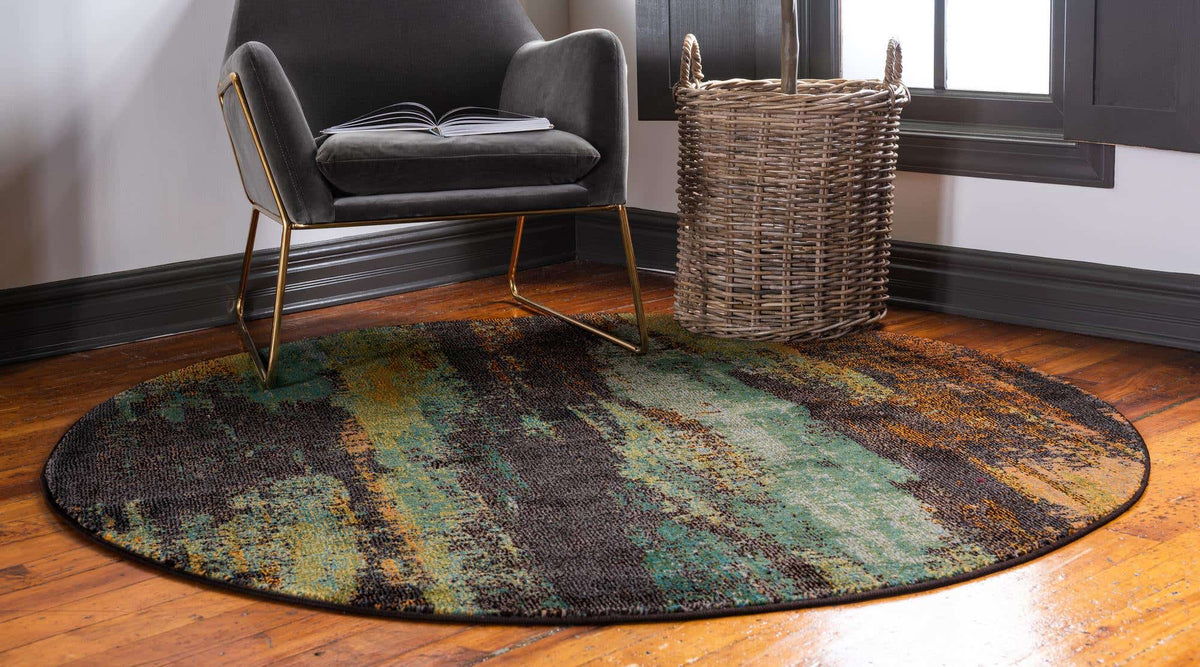 Rund Teppich Barcelona in Mehrfarbig von Hadorn™ - Lifestyle Image
