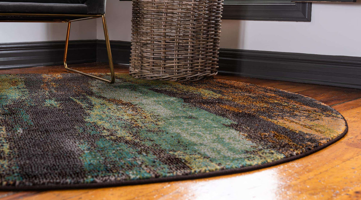 Rund Teppich Barcelona in Mehrfarbig von Hadorn™ - Lifestyle Image