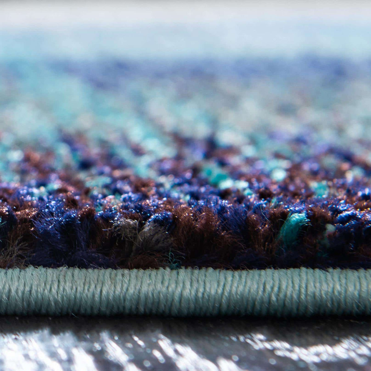 Rechteck Teppich Casablanca in Blau von Hadorn™ - Lifestyle Image