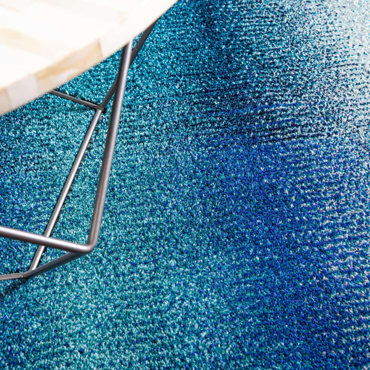 Rechteck Teppich Casablanca in Blau von Hadorn™ - Lifestyle Image