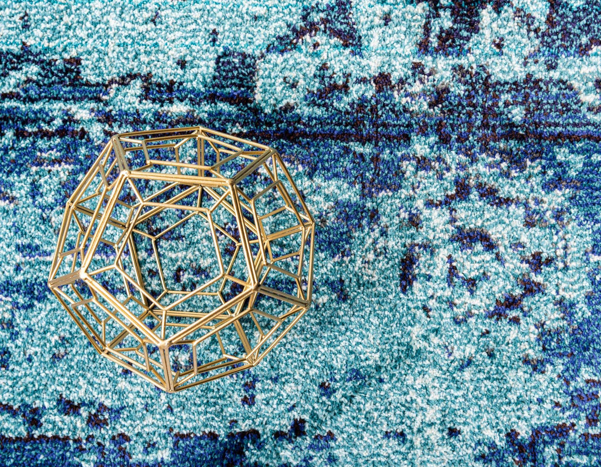 Rechteck Teppich Palazzo in Blau von Hadorn™ - Lifestyle Image