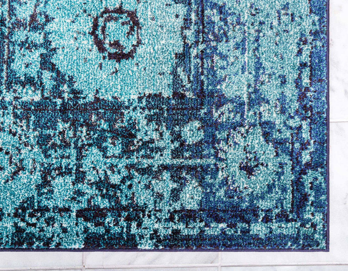 Rechteck Teppich Palazzo in Blau von Hadorn™ - Lifestyle Image