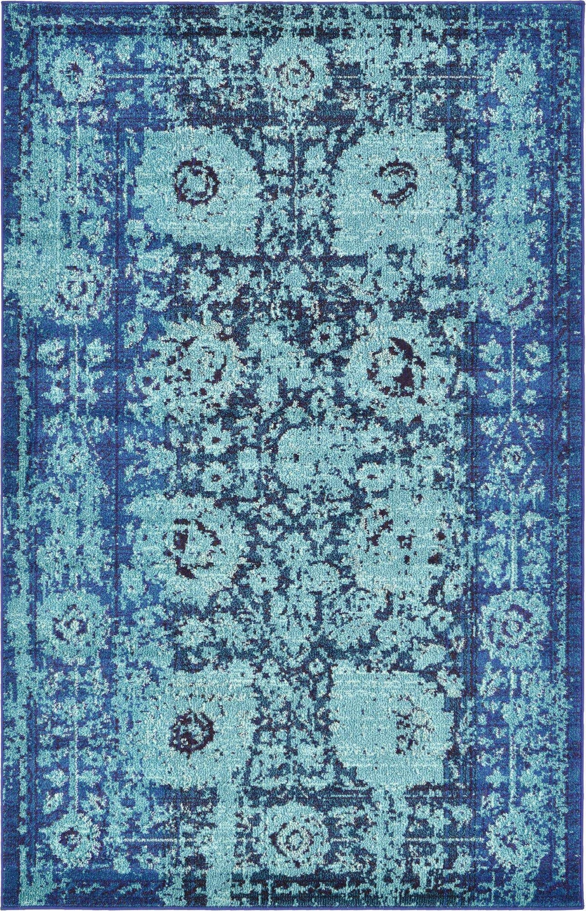 Rechteck Teppich Palazzo in Blau von Hadorn™ - Lifestyle Image