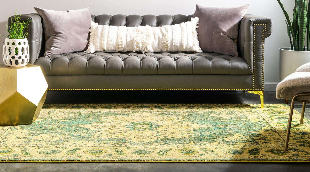 Rechteck Teppich Palazzo in Grün von Hadorn™ - Lifestyle Image