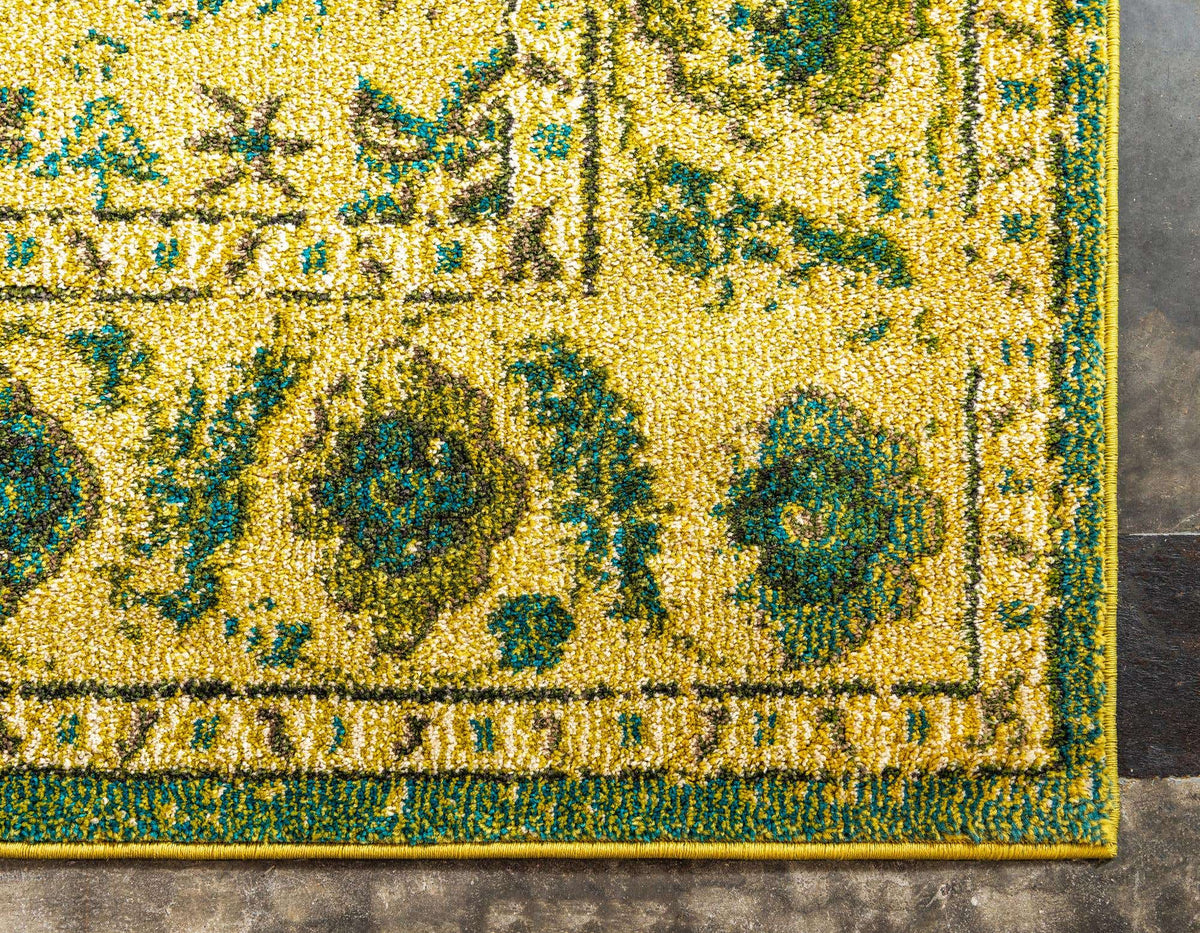 Rechteck Teppich Palazzo in Grün von Hadorn™ - Lifestyle Image