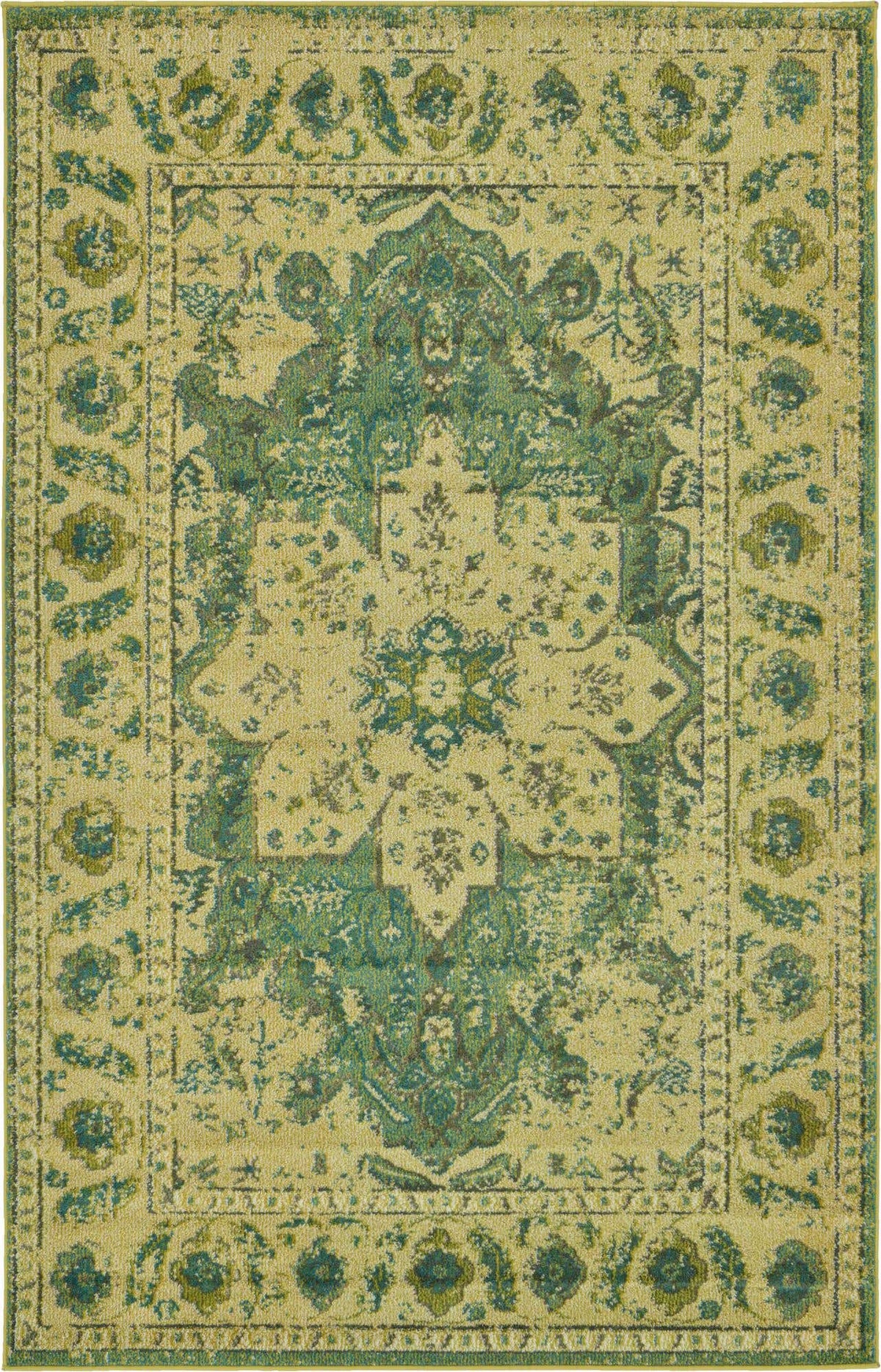 Rechteck Teppich Palazzo in Grün von Hadorn™ - Lifestyle Image