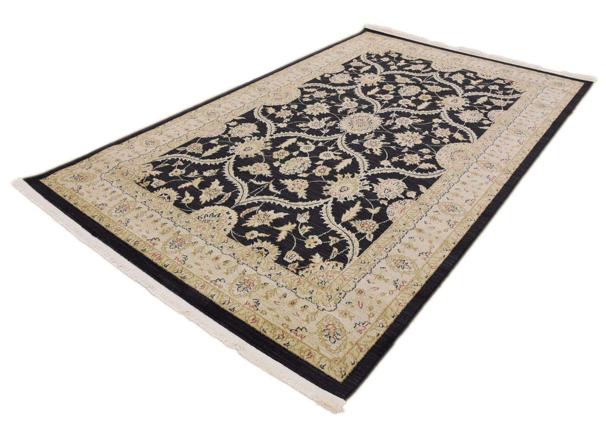 Rechteck Teppich Kensington in Schwarz von Hadorn™ - Lifestyle Image