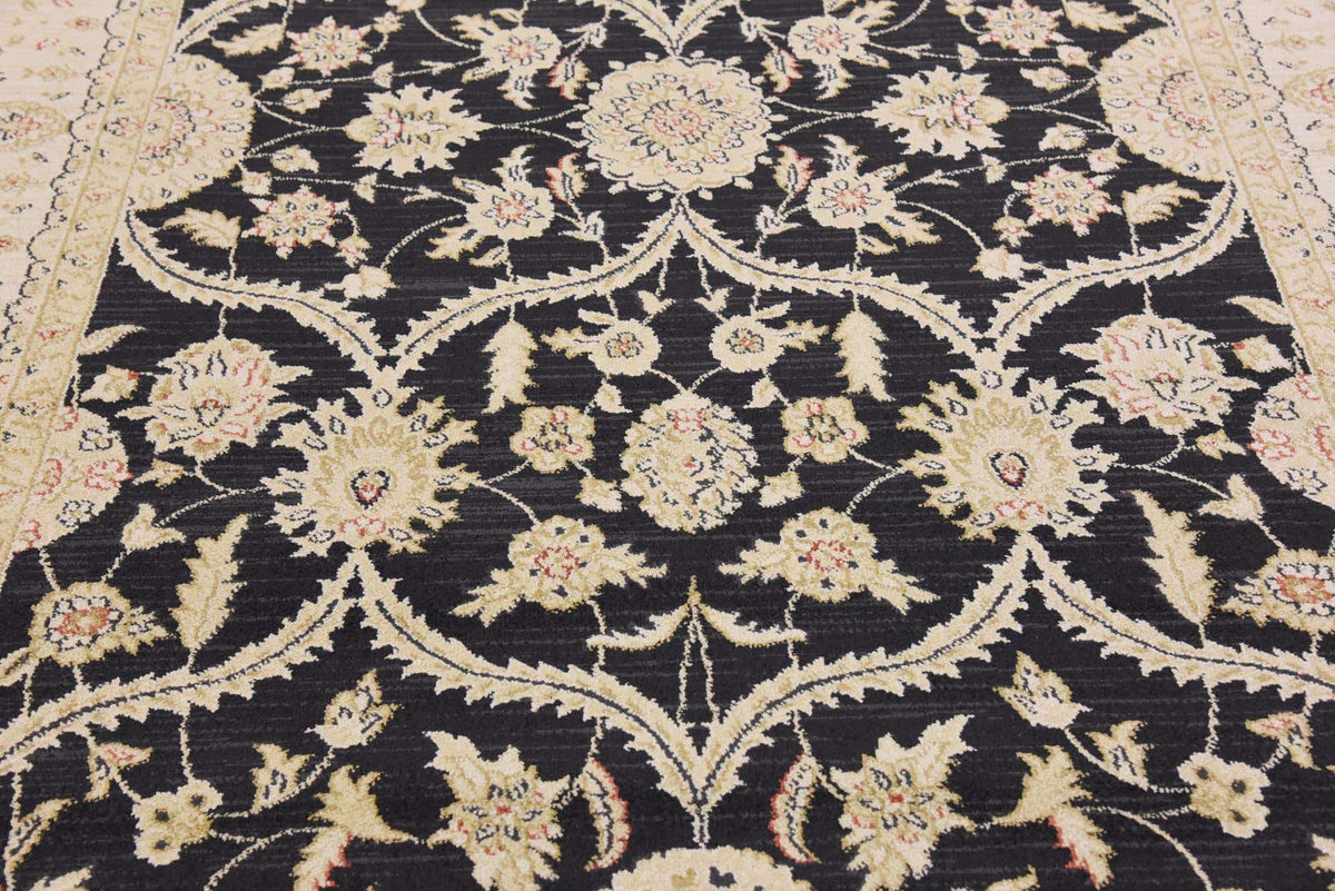 Rechteck Teppich Kensington in Schwarz von Hadorn™ - Lifestyle Image
