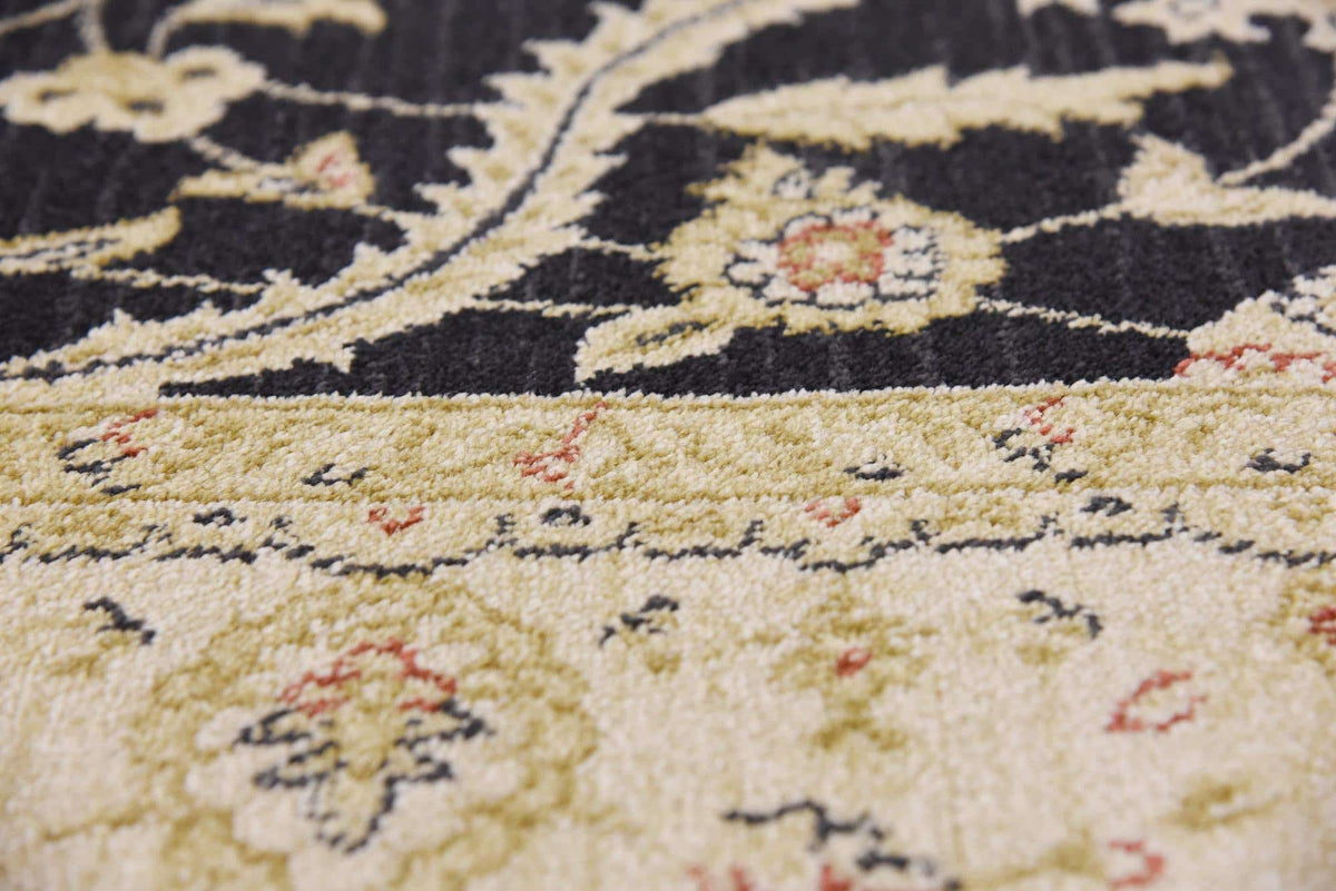 Rechteck Teppich Kensington in Schwarz von Hadorn™ - Lifestyle Image