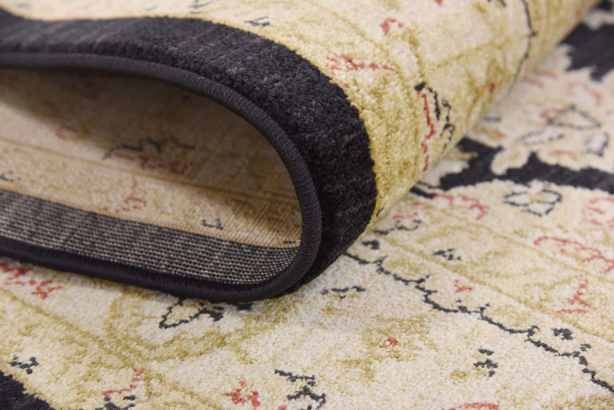 Rechteck Teppich Kensington in Schwarz von Hadorn™ - Lifestyle Image