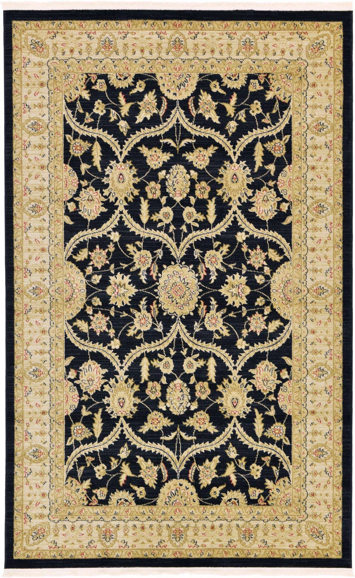 Rechteck Teppich Kensington in Schwarz von Hadorn™ - Lifestyle Image