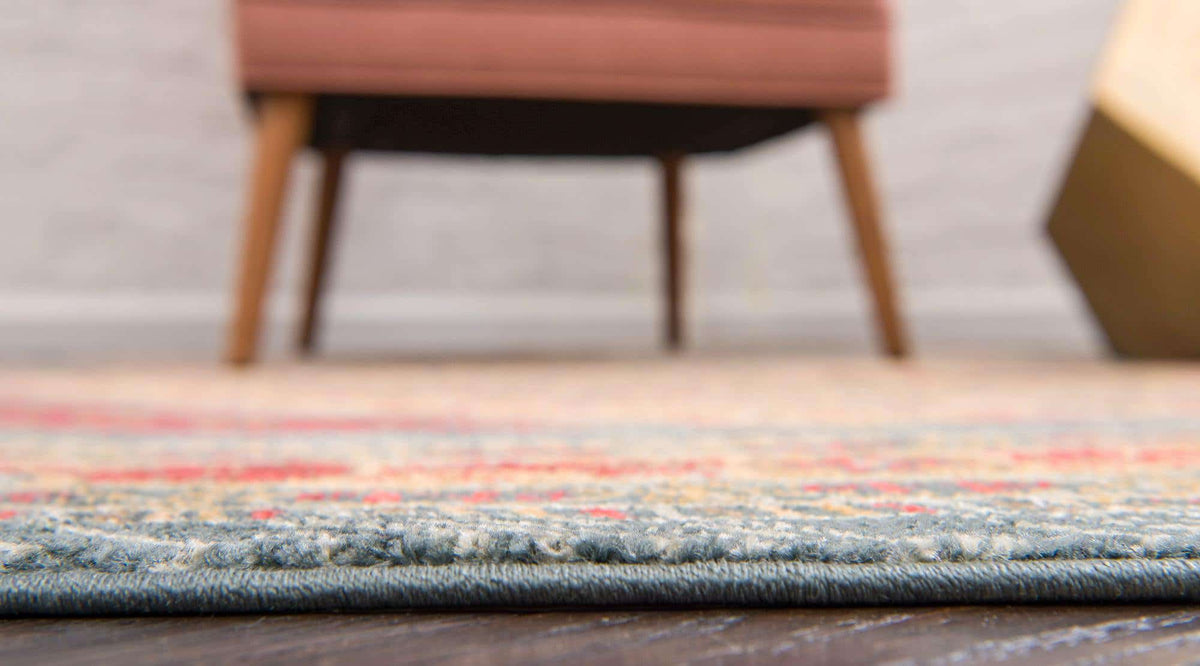 Rechteck Teppich Kashkuli Gabbeh in Blau von Hadorn™ - Lifestyle Image
